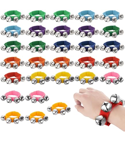 Amazon.com: Happy Trees Band Wrist Bells, 9